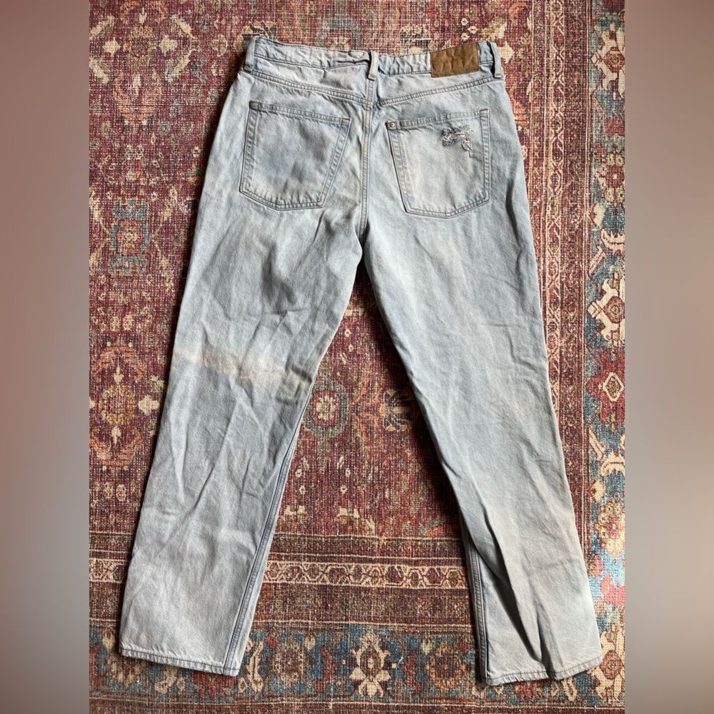 Women’s Primark Denim & Co size 10 high rise 90s boyfriend Distressed Jeans - Picture 12 of 12